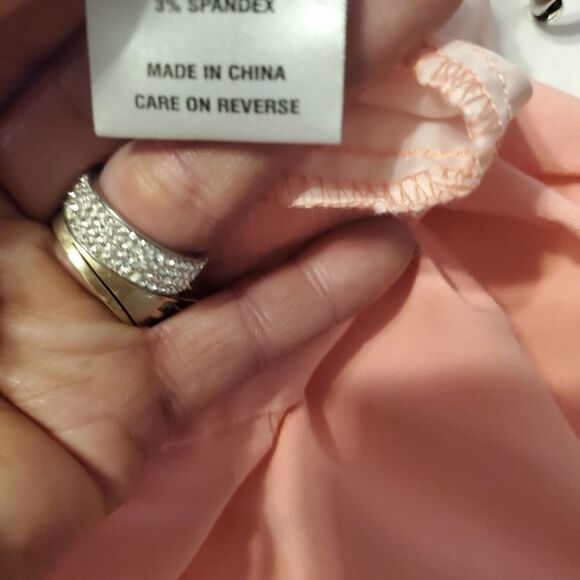 KATE AND SAM Pink elastic waistband Capris Sz 10 - Picture 4 of 6